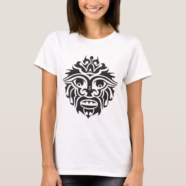 Tribal Mask - Women's Basic T-Shirt  (Framsida)