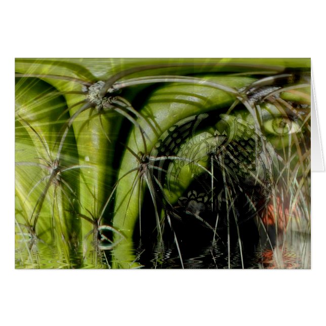 Tribal Medicines Card Hälsningskort (Framsidan Horizontal)