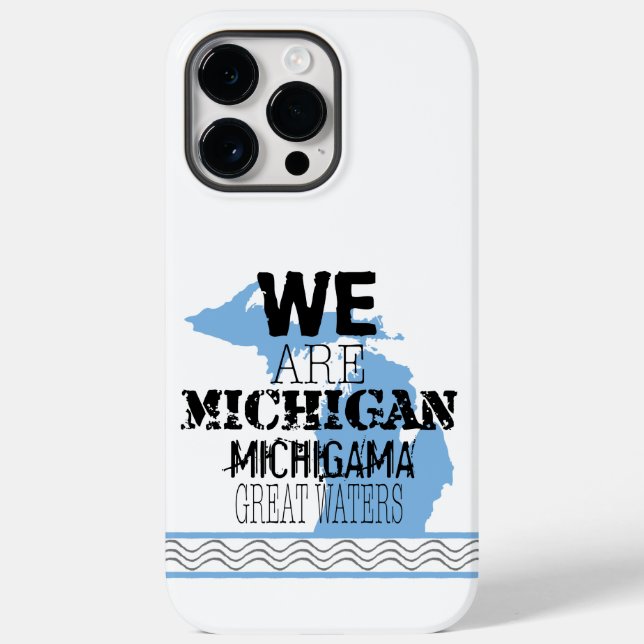 Tribal Michigan Michigama Underbar Vatten norr upp (Baksida)
