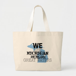 Tribal Michigan Michigama Underbar Vatten norr upp Jumbo Tygkasse