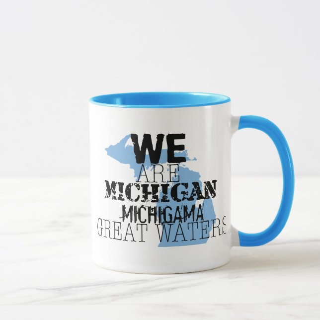Tribal Michigan Michigama Underbar Vatten norr upp Mugg (Höger)