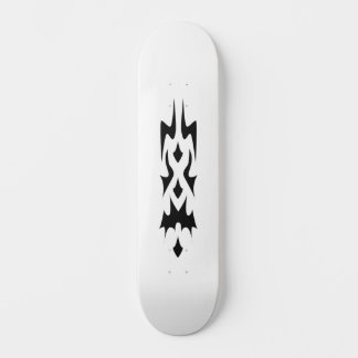 Tribal minimalistisk svart och vit modern slips mini skateboard bräda 18,5 cm