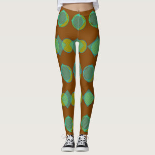 Tribal Mönster III Handmade Yoga Byxor Leggings