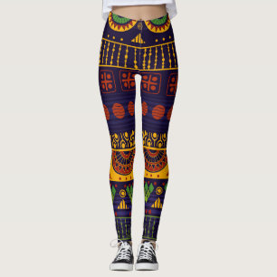 Tribal mönster, mångsidig för olika användor. leggings