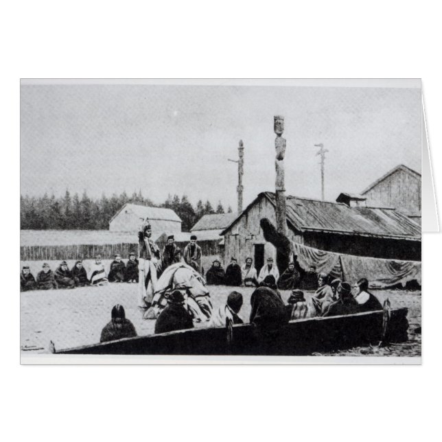 Tribal-möte Hälsningskort (Framsidan Horizontal)