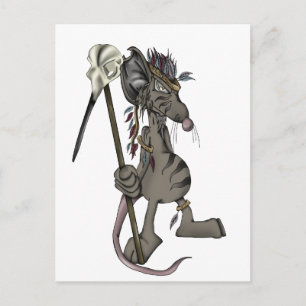 Tribal Mouse Vykort