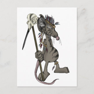 Tribal Mouse Vykort
