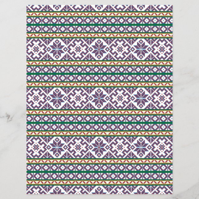 Tribal Multicolor-color, gammal symbol folk art de (Framsida)