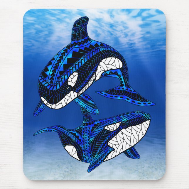 Tribal Orca Killer Whales Musmatta (Framsidan)