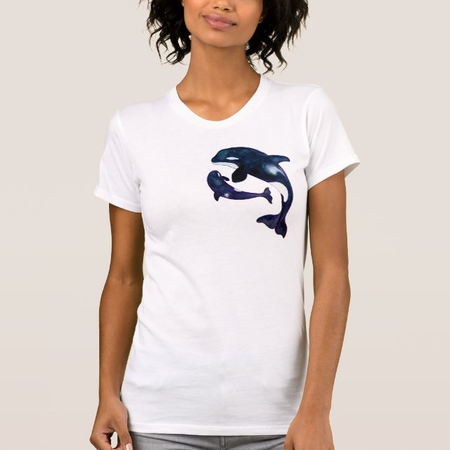 Tribal Orca T Shirt (Framsida)