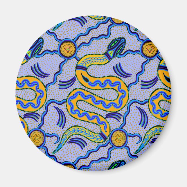 Tribal orm magnet (Framsidan)