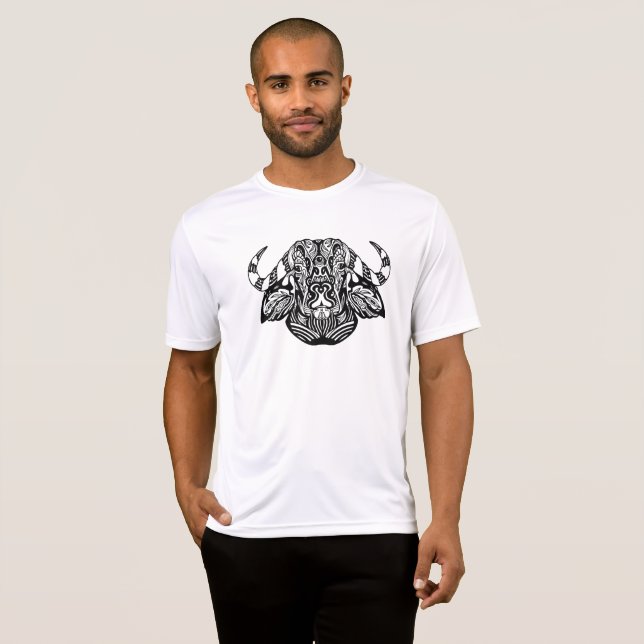 Tribal Ox T-Shirt (Hel framsida)