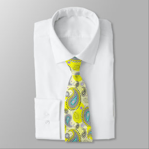 Tribal Paisley Mönster Lemon Gult Turcos Slips
