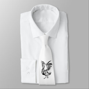 Tribal Pelican Art Neck Tie Slips
