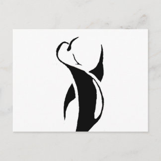 Tribal Penguin Vykort