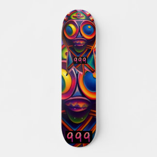 Tribal psychedelie totem 7 3/4-tums skateboard