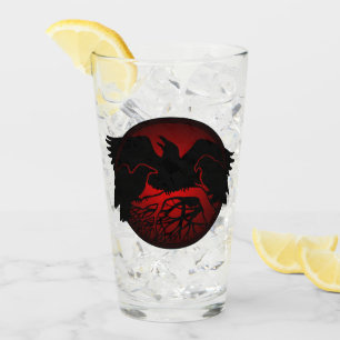 Tribal Raven Glas Native Raven Glas Personlig Anpa