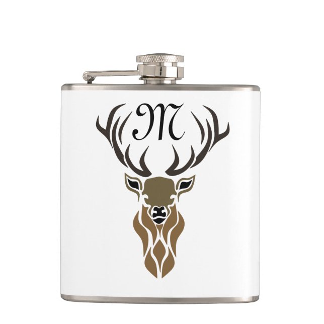 Tribal Red Stag Monogram Fickplunta (Framsidan)