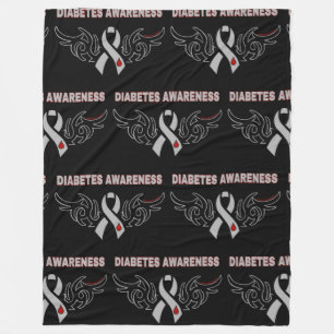 Tribal Ribbon ...Diabetes Fleecefilt
