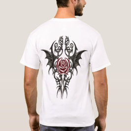 Tribal Rose Emblem T Shirt