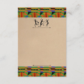 Tribal Safari Party Inbjudan/OSA Anpassade Card OSA Kort