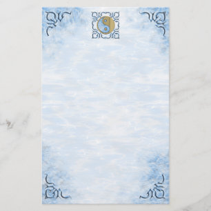 Tribal Sand & Vatten Yin Yang Brevpapper