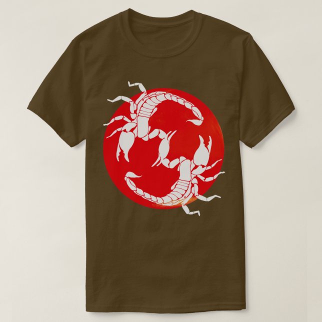 Tribal Scorpion Brev S T Shirt (Design framsida)