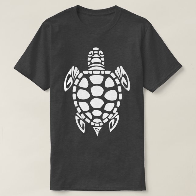 Tribal Sea Turtle 1 T Shirt (Design framsida)