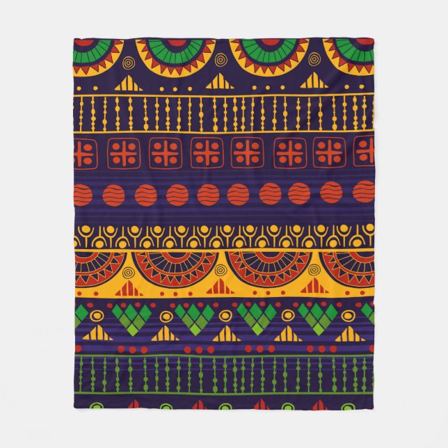 Tribal seamless pattern.  fleecefilt (Framsidan)
