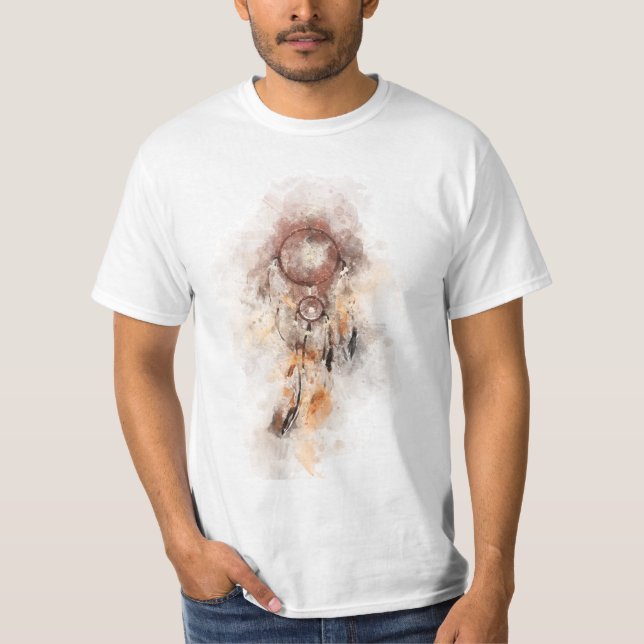 *~* Tribal . Shamanic Dream Catcher Shaman Helig T Shirt (Framsida)