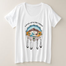 Tribal Shield Dam Plus Storlekare T-shirt