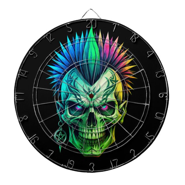 Tribal Skalle Darttavla (Framsidan)