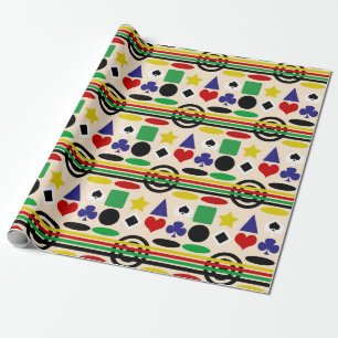 Tribal Skandinavisk Nordisk Mönsterdesign Presentpapper