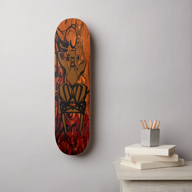 Tribal Skateboard Bräda 20 Cm (Väggkonst)