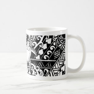 Tribal Sköldpadda Polynesisk Mugg