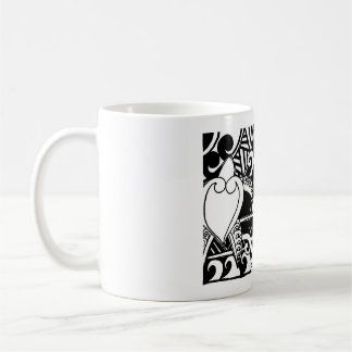 Tribal sköldpadda polynesiskt mugg