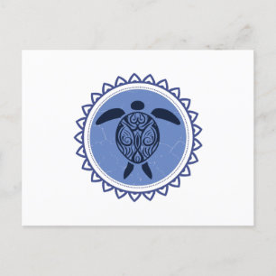 Tribal sköldpadda vykort
