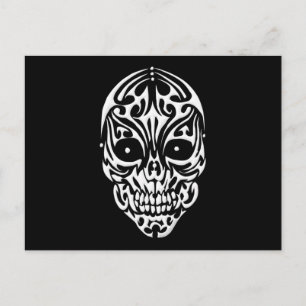 Tribal Skull Vykort