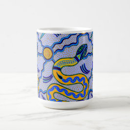 Tribal Snake Magisk Mugg