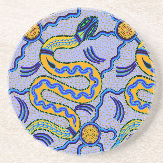 Tribal Snake Underlägg (Framsidan)