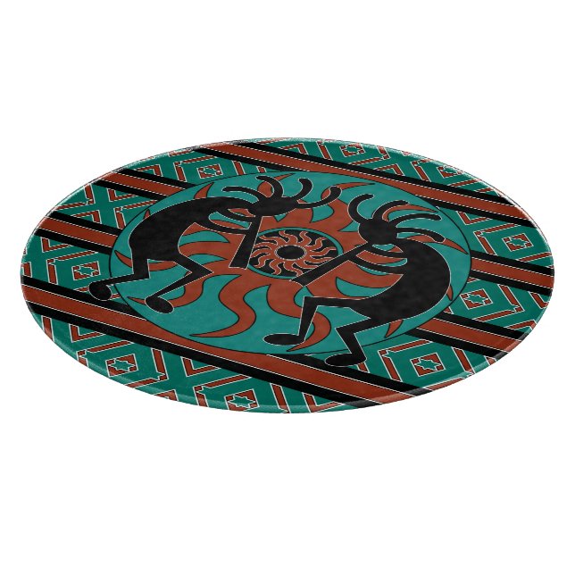 Tribal Sol Turquise Kokopelli Southwest (Hörn)