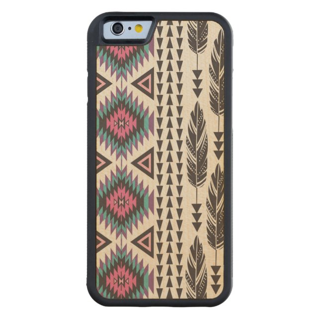 Tribal Spirit Maple Wood iPhone 6 Fodral (Baksidan)