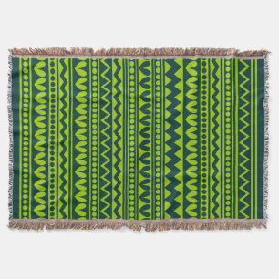 Tribal Stil - Mörk Forest på Martian Grönt Filt