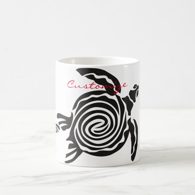 Tribal Stil Turtle Thunder_Cove Kaffemugg (Center)