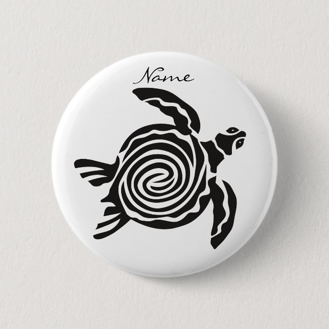 Tribal Stil Turtle Thunder_Cove Knapp (Framsida)