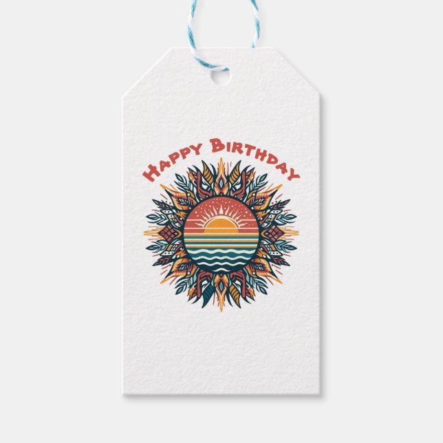 Tribal Summer Sol Presentetikett (Framsidan)