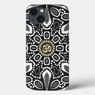 Tribal svart-vit Aum