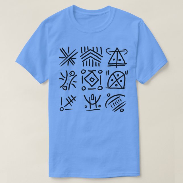 Tribal Symbols T Shirt (Design framsida)