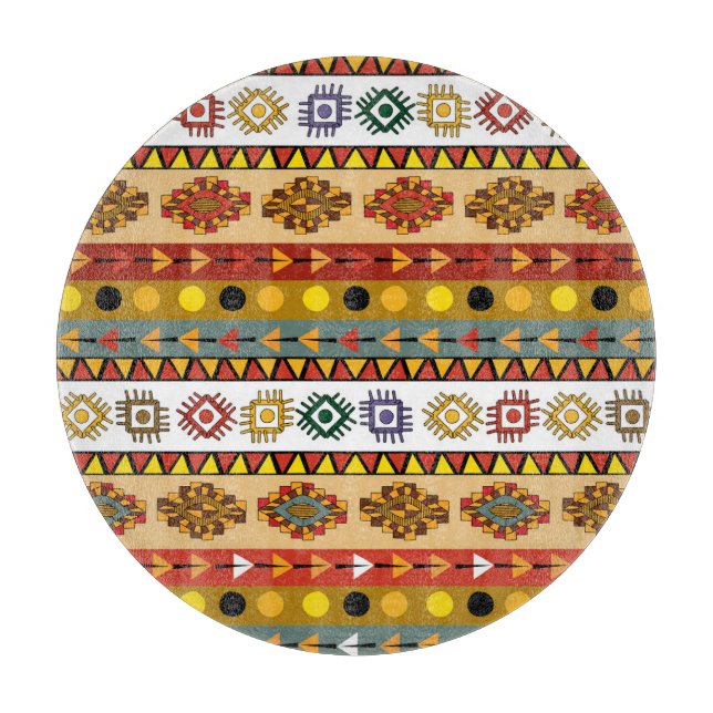 Tribal tapet, konstnärlig etnisk design. (Framsidan)