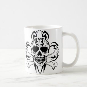 Tribal Tattoo Skull Kaffemugg